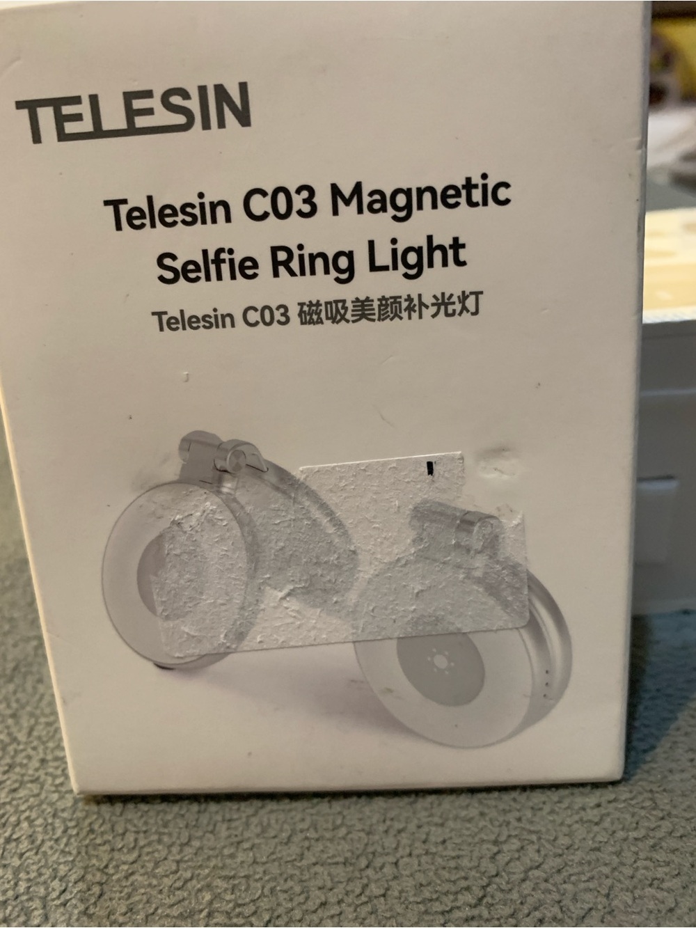 C03 Magnetic Selfie Ring Light — White